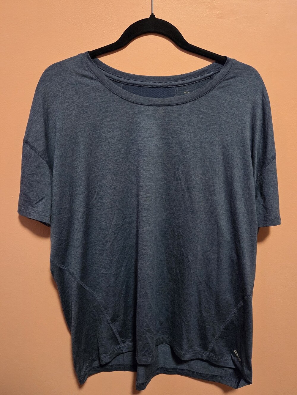 Women's Activewear Tee Shirt - Slate Blue